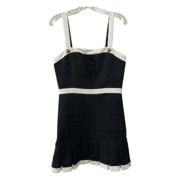 NWT Alice + Olivia Clarine Tweed Minidress Size 8 - Picture 10 of 11